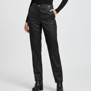 Versace Jeans Couture Black Straight Leg Trousers - Size L
